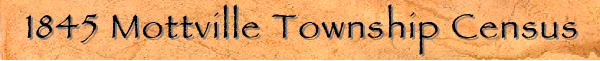 1845 Mottville Township Census