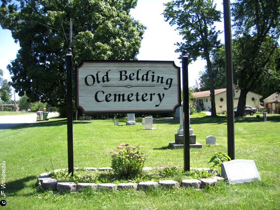 Old Belding Cemetery Entrance