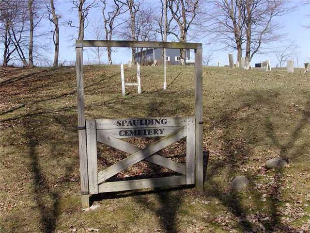 Spaulding Cemetery Sign