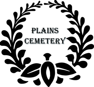 Plains Cemetery sign placeholder