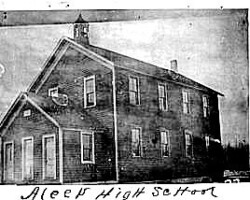 Alger High School; date unknown | Contributed by Gail Harms