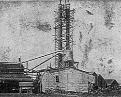 Michigan Paving Brick Plant buildings, Omer 1912 | Contributed by Marlene Banks