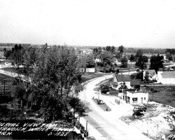 View of Standish from water tower (probably looking SE)/Undated photo by Wyatt |  Contributed by Robert Kosick