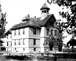 First Standish High School; date unkown | Contributed by Robert Kosick