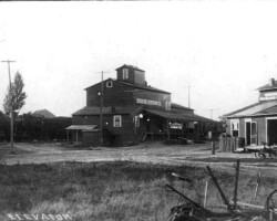 Sterling Grain Elevator situated along railroad track for logistics; date unknown | Contributed by G Knopp