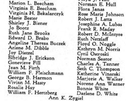 Sterling HS commencement program 1945