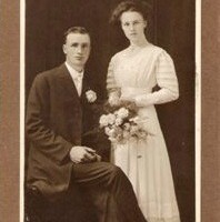 William Wilkes b. c 1883 & Martha Kosmider, b. July 1891 Arenac Co; date unknown | Contributed by Gail Harms William Wilkes b. c 1883 & Martha Kosmider, b. July 1891 Arenac Co; date unknown