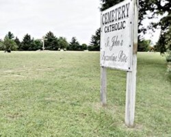 Saint Johns Byzantine Rite Cemetery entrance | Photo credit: G Fales, 2023
