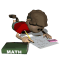 Boy Doing Math