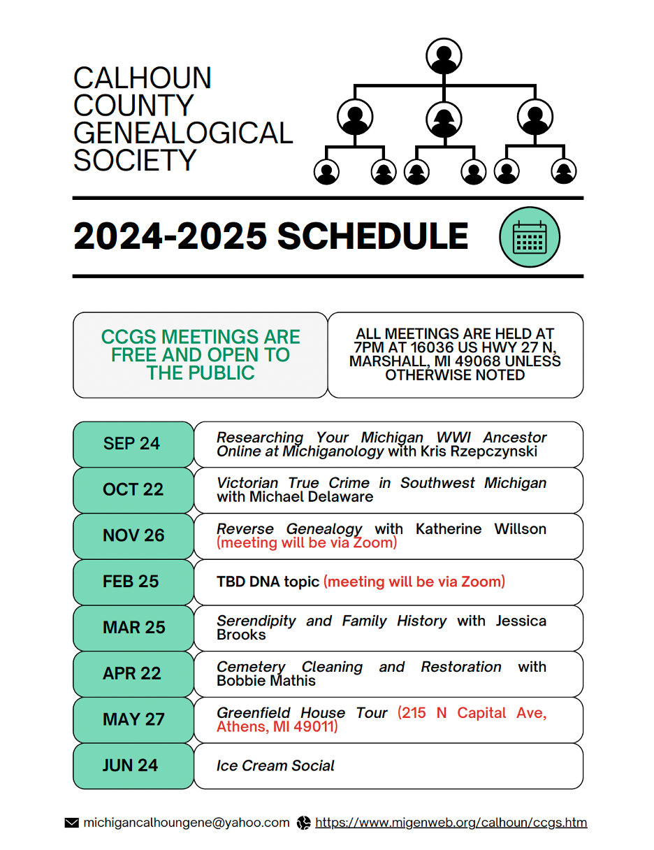 2024-2025 Schedule