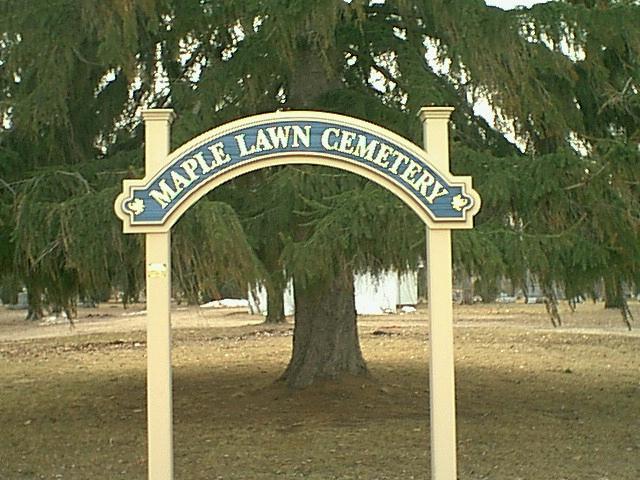 Cemetery Sign