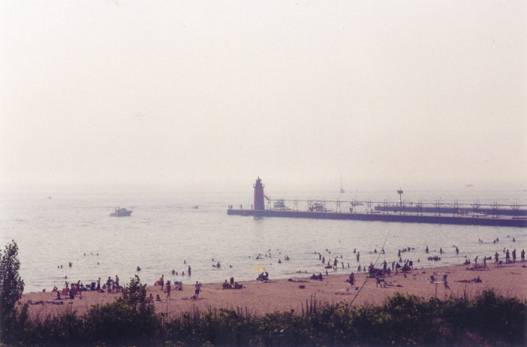 South Pier at South Haven Michigan