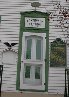 Front Door of Tyrone Old Town Hall