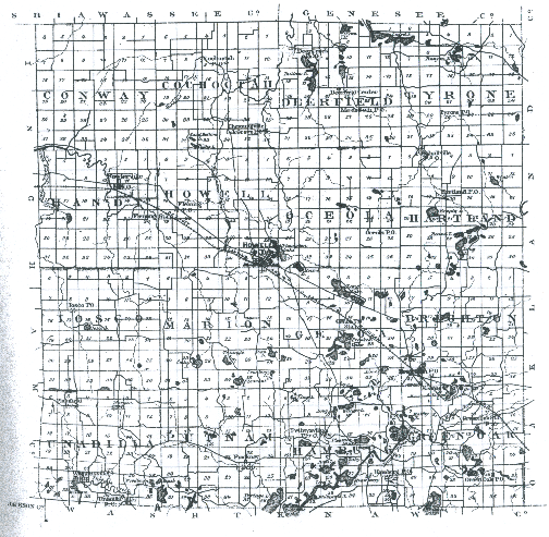 Livingston County 1859 Map