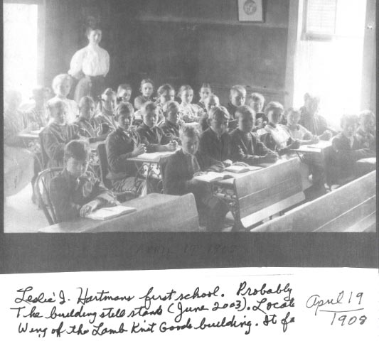 Class photograph from 1908