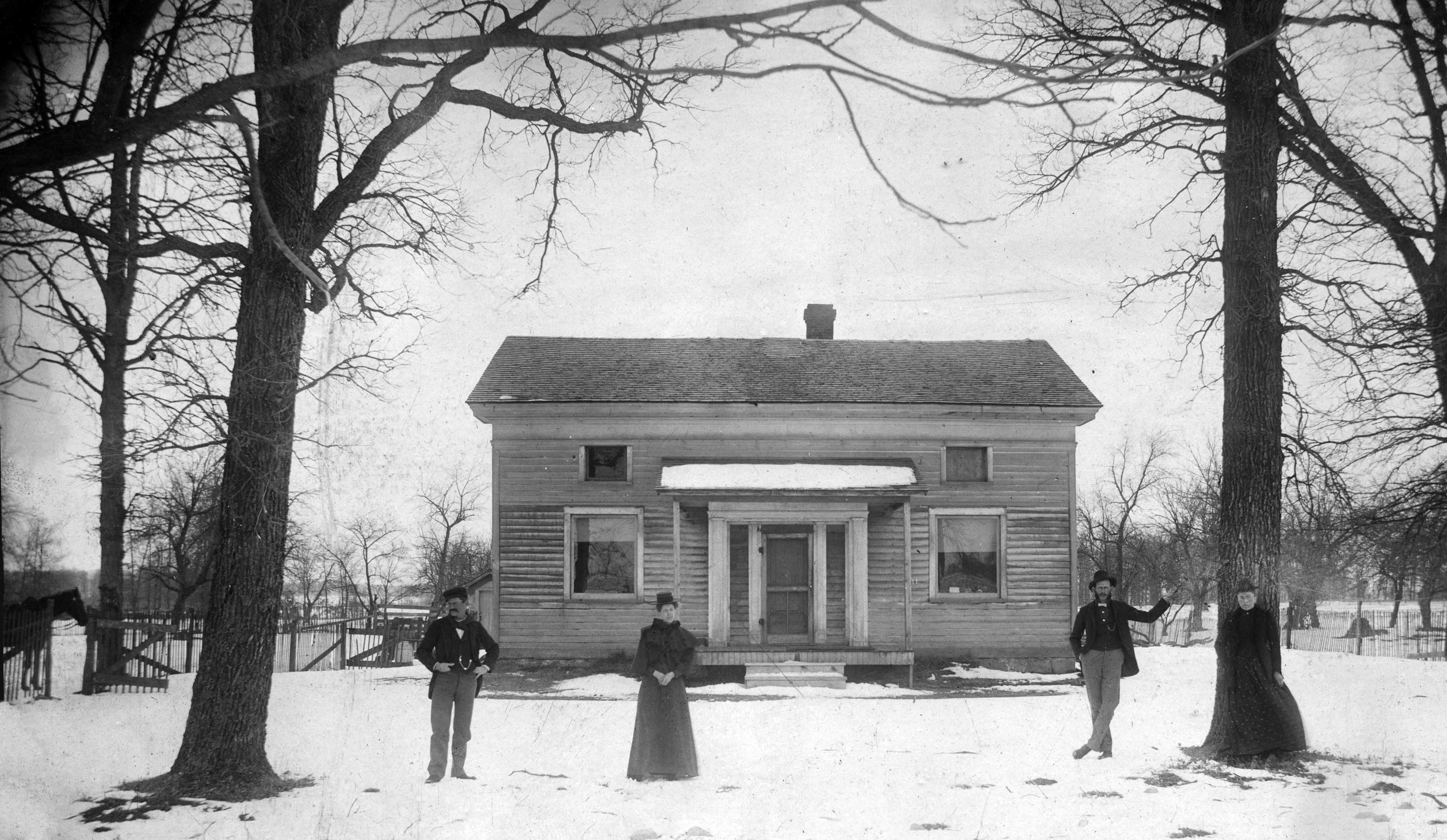 Larkin farm in Leonidas Township