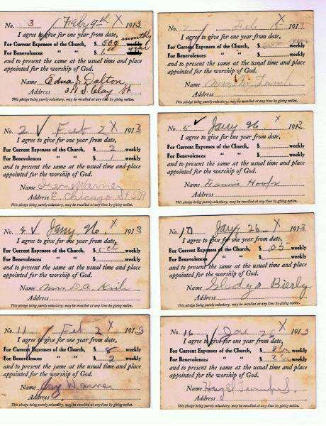 Sturgis Baptist Church pledge card 01