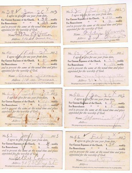 Sturgis Baptist Church pledge card 02