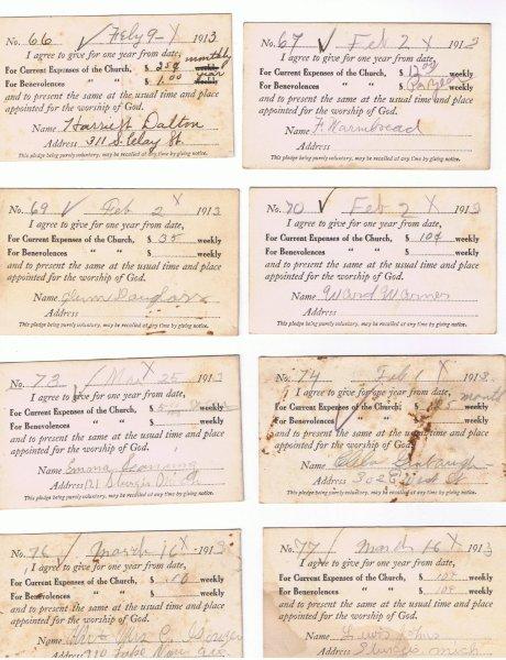 Sturgis Baptist Church pledge card 04