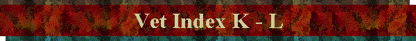 Vet Index K - L